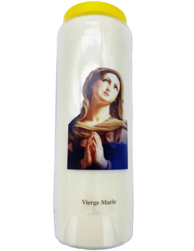 Bougie de neuvaine Vierge Marie