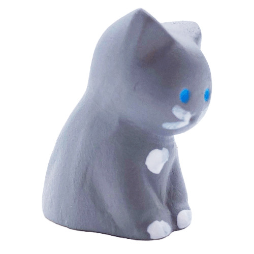 Santon Abbaye de Jouarre b2 - Chat