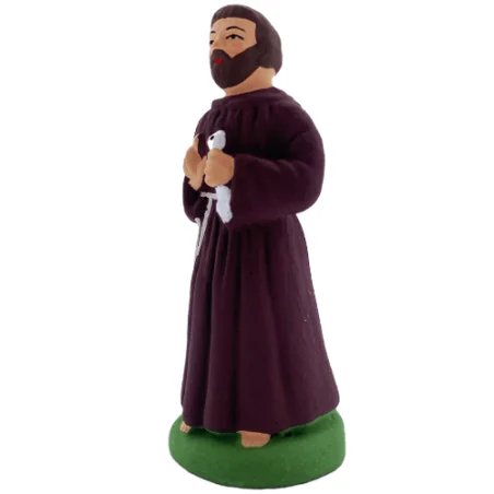 Saint François d'Assise - Santon Marcel Carbonel