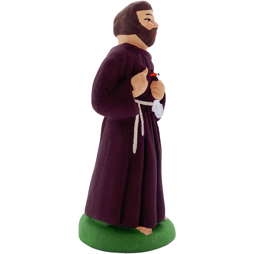 Saint François d'Assise - Santon Marcel Carbonel