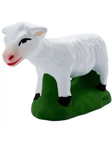 Santon Provençal Marcel Carbonel - Mouton debout blanc