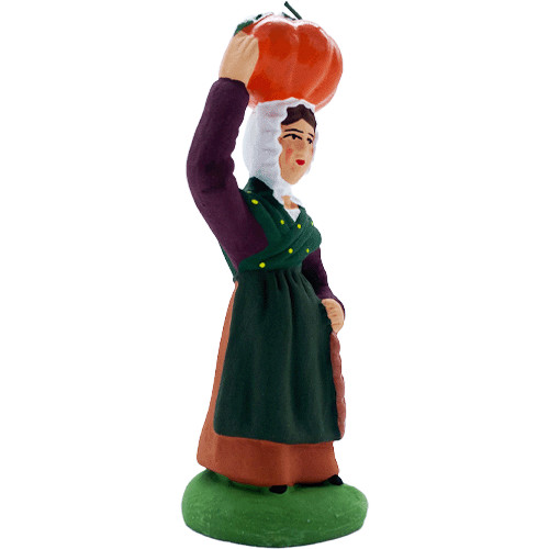 Femme à la courge - Santon Marcel Carbonel