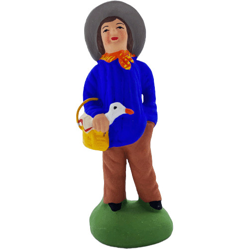 Homme à l'oie - Santon Marcel Carbonel