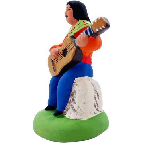 Gitan à la guitare - Santon Marcel Carbonel