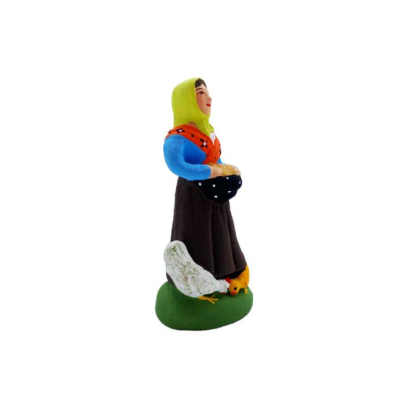 Santon Marcel Carbonel - Fermière au grain