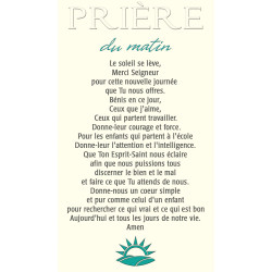 Prière du matin