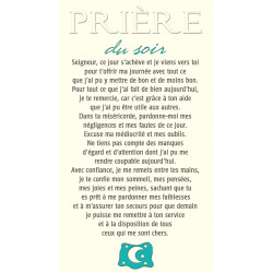 Prière du soir