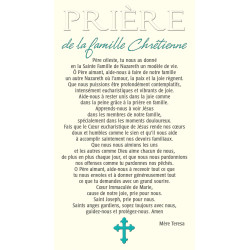 Prière de la famille Chrétienne