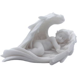Statue albâtre - 4cm - ANGELOT
