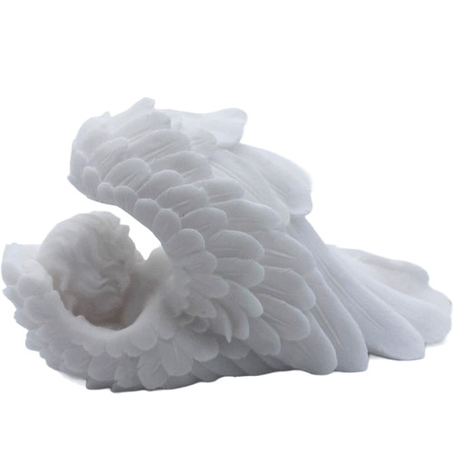 Statue albâtre - 4cm - ANGELOT
