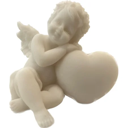 Statue albâtre - 7 cm - Angelot