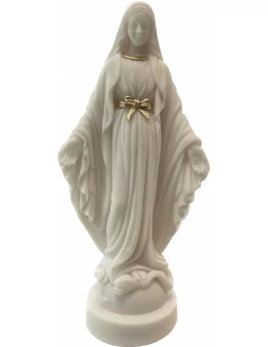 Statue albâtre - 23 cm - Vierge miraculeuse