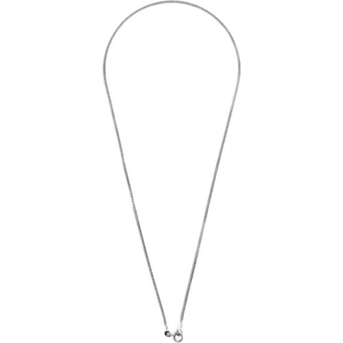 Chaine de cou argent maille 'gourmette'