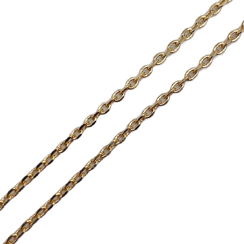 Chaine de cou - chainette - en plaqué or 45cm