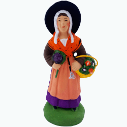 Bouquetière - Santon Marcel Carbonel