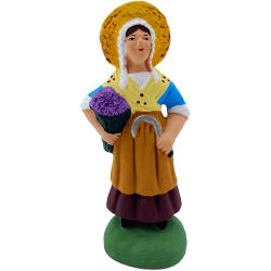 Femme à la lavande - Santon Marcel Carbonel