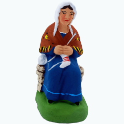 Tricoteuse - Santon Marcel Carbonel*