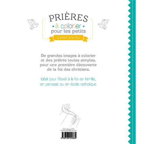Prières à colorier pour les petits - l'éveil à la foi