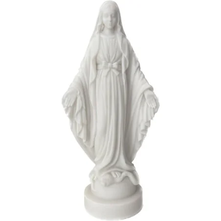 Statue albâtre - 23 cm - Vierge miraculeuse