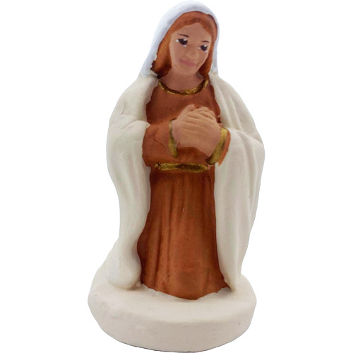 Nativité 3 pers - Arterra - 7cm - blanc