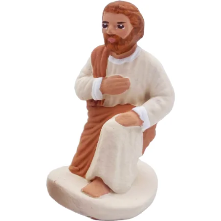 Nativité 5 pers - Arterra - 7cm - blanc