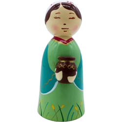 Ruth - Crèche de Noël en bois tourné