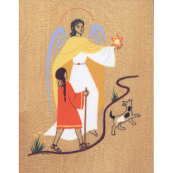 Cadre Ange Gardien fille - Venière