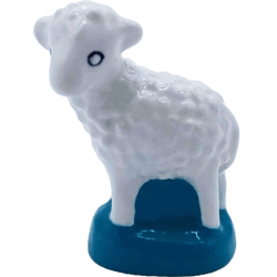 Crèche Cassegrain - Mouton tête tournée