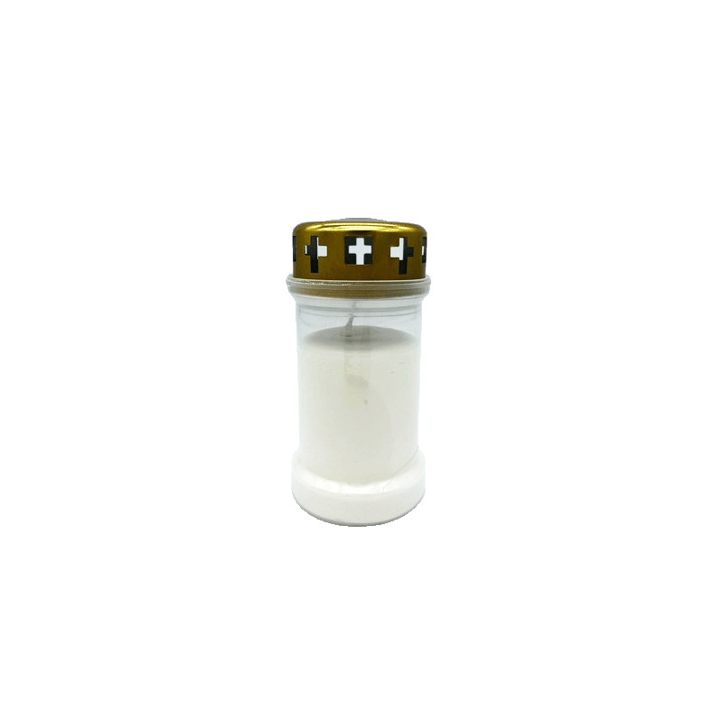 Bougies Funéraires Extérieures - Lot De 12 - Brûlent 60 Heures - Résistantes Au Vent Et à La Pluie - Pour Cimetière, Jardin Ou église