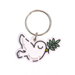 Porte-clés colombe