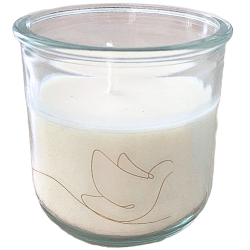 Bougie en verre 100% recyclé - SYMBOLES EMANY