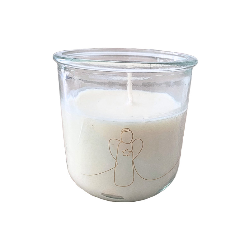 Bougie en verre 100% recyclé - SYMBOLES EMANY