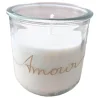 Bougie en verre 100% recyclé - MOTS EMANY