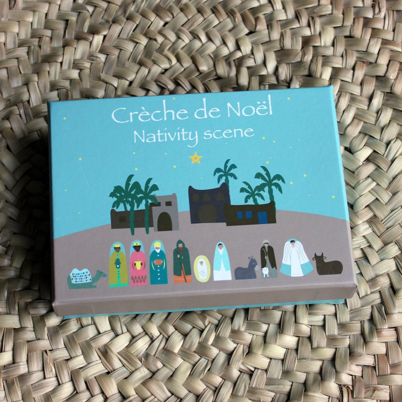 Crèche de Noël en bois - en kit à monter