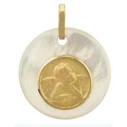 Médaille Ange nacre - OR