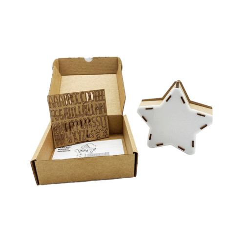 Lampe étoile lumineuse personnalisable