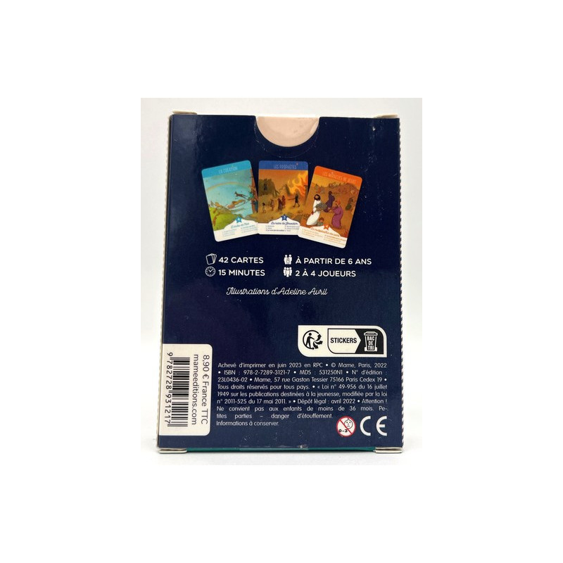 Jeu de 7 familles religieux - La Bible