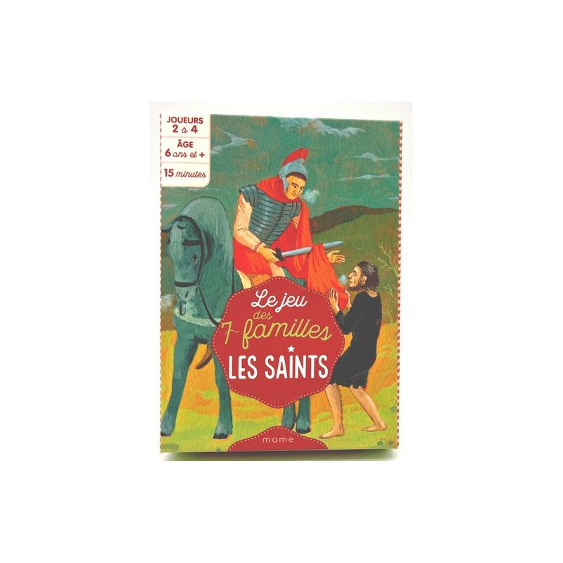 Jeu de 7 familles religieux - les Saints