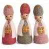 Figurines de crèche en feutre - Les Rois mages