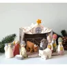 crèche complète en feutrine