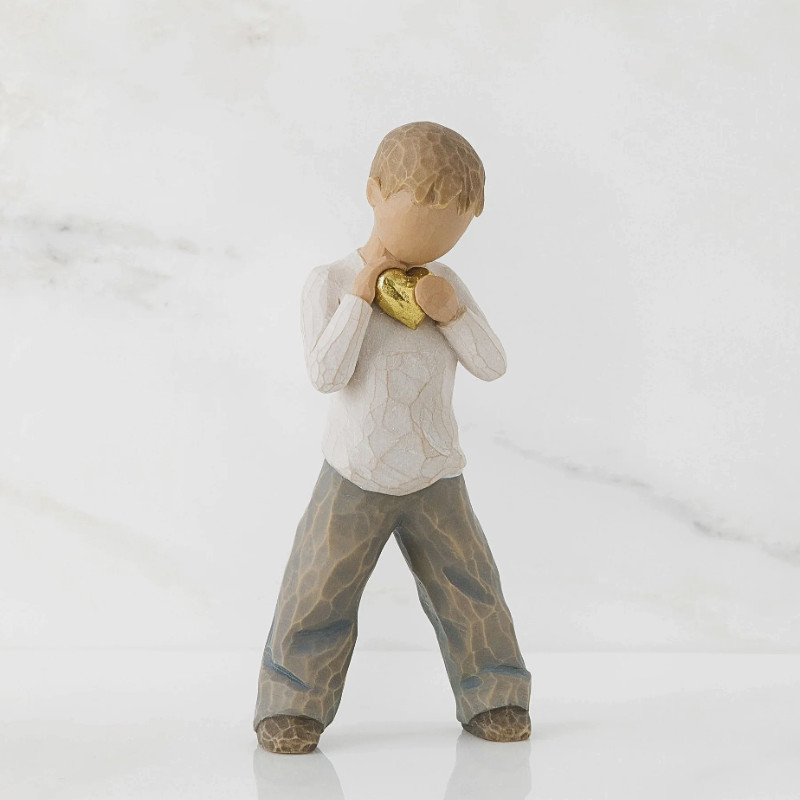 Statue Willow Tree - Coeur en Or