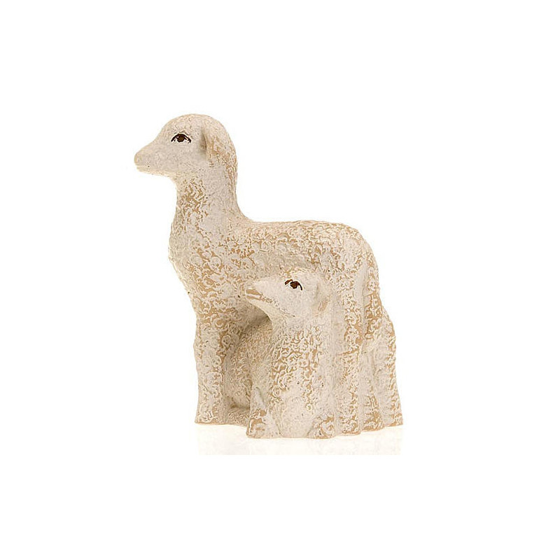 Grande Crèche des Soeurs de Bethleem - Brebis et agneau