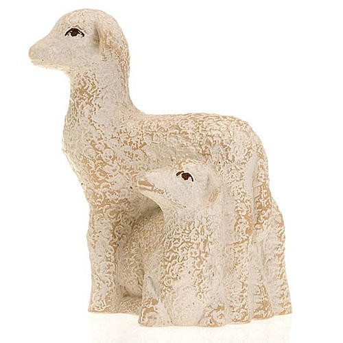 Grande Crèche des Soeurs de Bethleem - Brebis et agneau