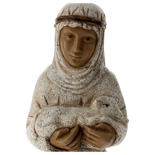Grande crèche des Soeurs de Bethleem - Berger à l'agneau
