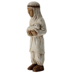 Grande crèche des Soeurs de Bethleem - Berger à l'agneau