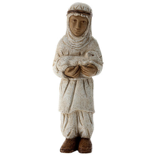 Grande crèche des Soeurs de Bethleem - Berger à l'agneau
