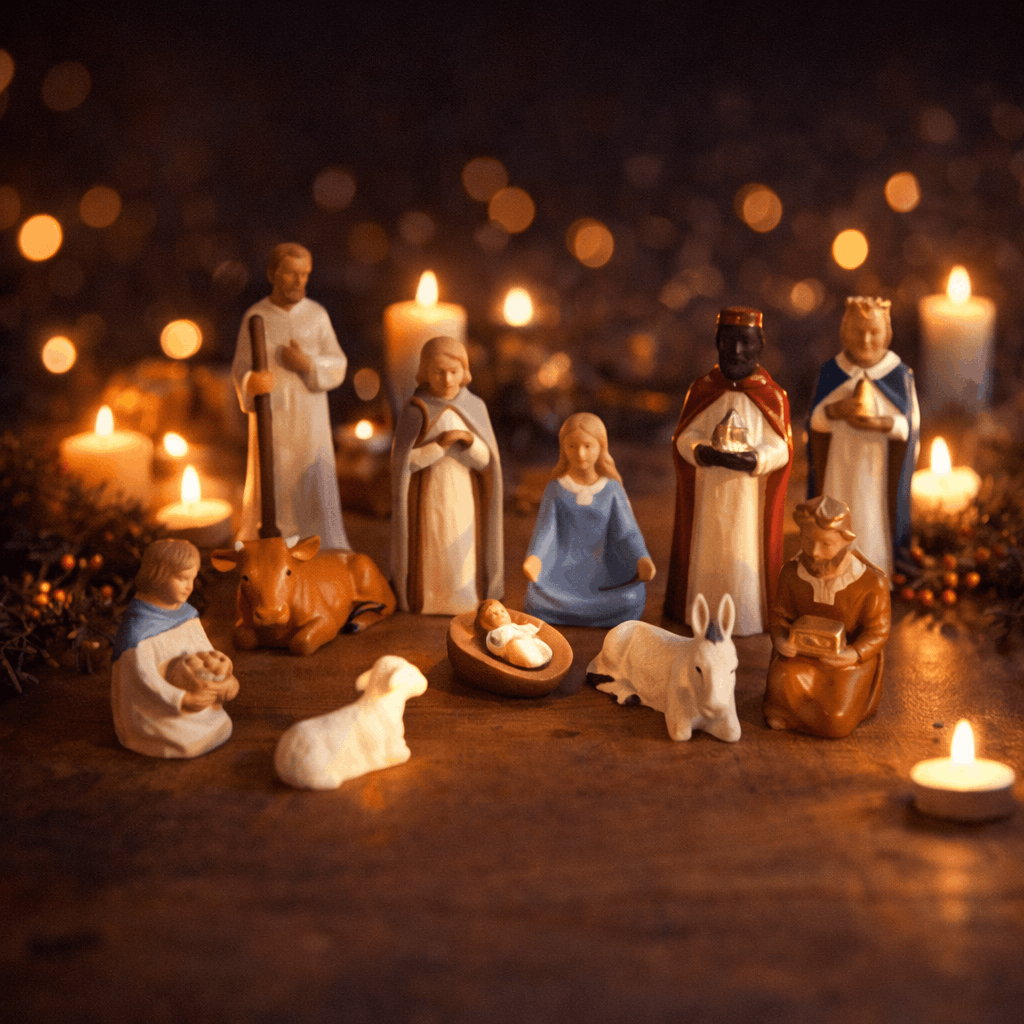 Crèche de Noël Yves le Pape