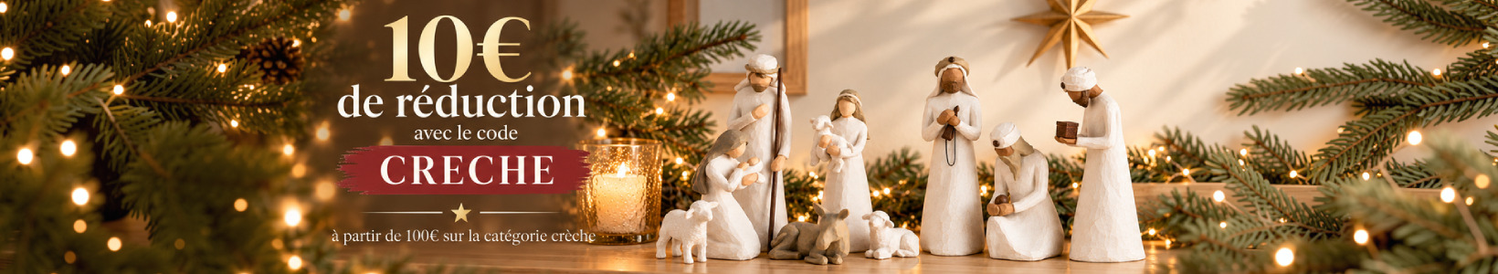 Code promo crèche de Noël